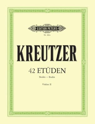42 Etüden Violine 2 Rodolphe Kreutzer Partition Violon