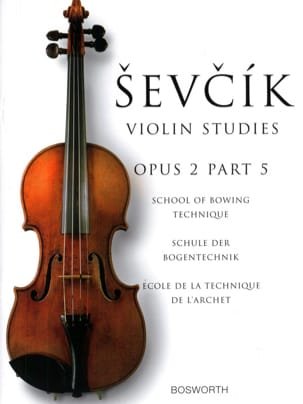 Etudes Opus 2 / Partie 5 - Violon SEVCIK Partition Violon