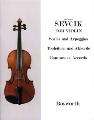Gammes et Arpèges SEVCIK Partition Violon