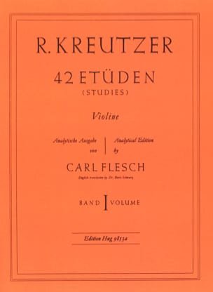 42 Etudes Volume 1 Rodolphe Kreutzer Partition Violon