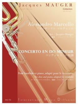 Concerto en Do mineur Benedetto Marcello Partition Trombone
