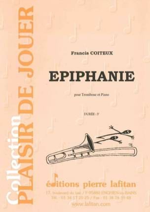 Epiphanie Francis Coiteux Partition Trombone